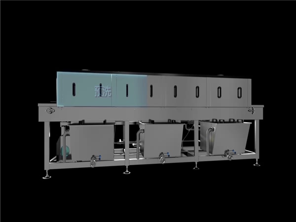 食品筐清洗機，解決細菌殘留，降低50%能耗，提升效率80%
