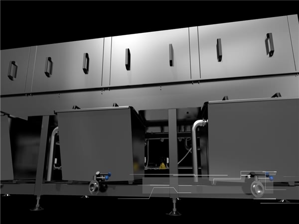 食品筐清洗機、肉制品箱子清洗機、洗筐機