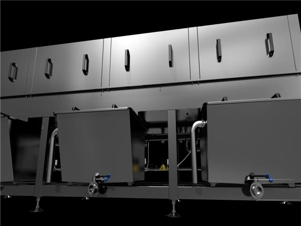 食品筐清洗機、肉制品箱子清洗機、洗筐機