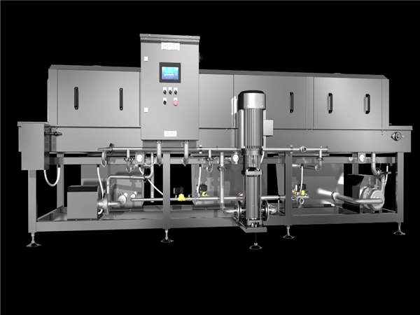 生產食品筐清洗機，清洗機報價，周轉箱清洗機廠家價格